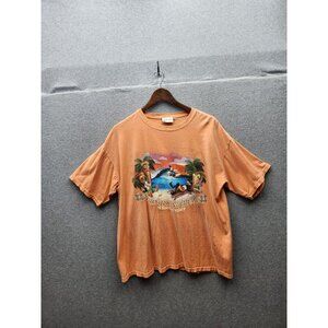 Disney Parks Tiki Tropical Graphic Tee L